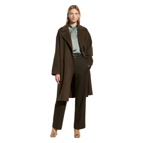 VINCE Cozy Wide Leg Pant, Olive Size 2 - Picture 5 of 15